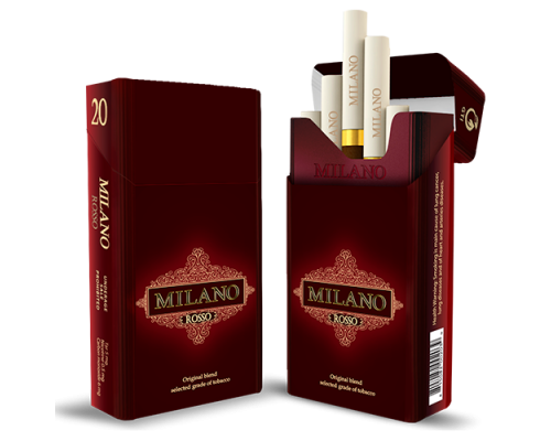 Сигареты MILANO ROSSO compact вишня оптом Сигареты MILANO ROSSO compact вишня оптом